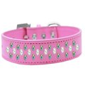 Unconditional Love Sprinkles Pearl & AB Crystals Dog CollarBright Pink Size 14 UN785992